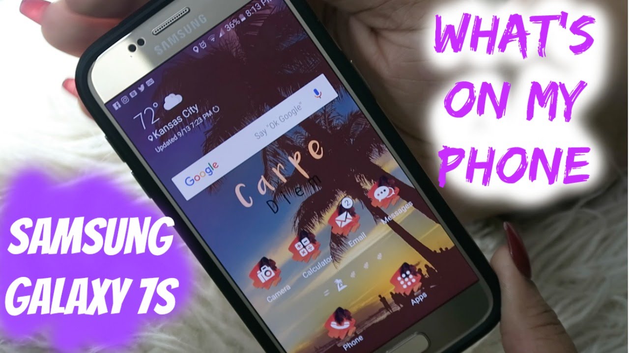 What's on my phone Galaxy s7