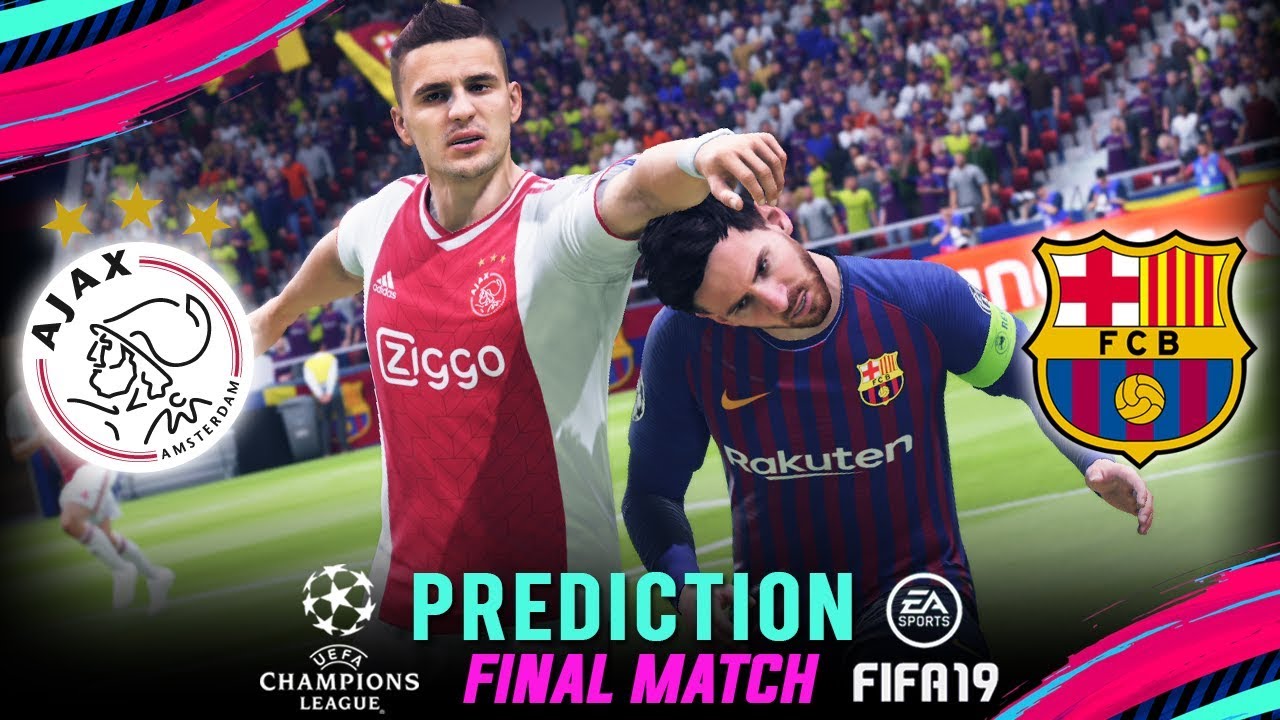 AJAX vs BARCELONA | FIFA 19 UCL Final Match Prediction | Broadcast Camera - 1080HD