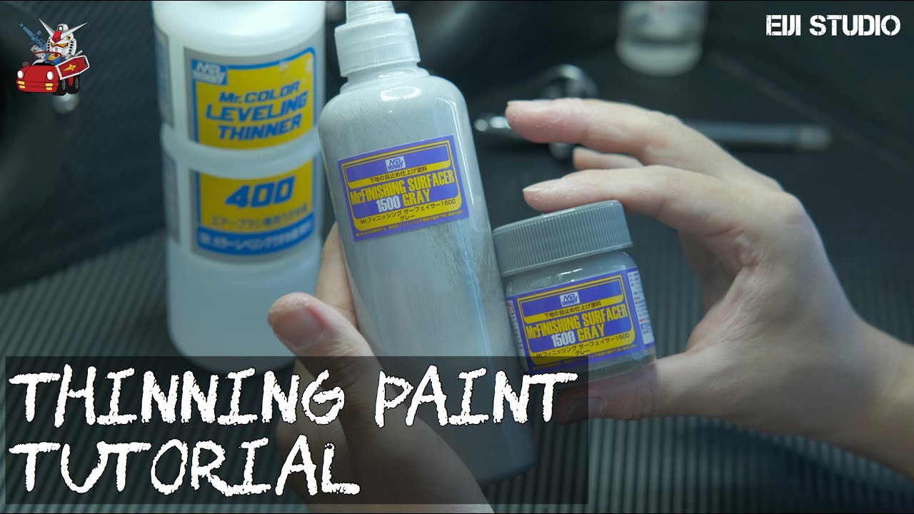Thinning Paint for Airbrushing, Quick and Easy - Eiji's Way