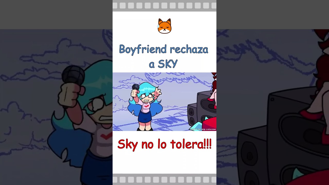 Boyfriend RECHAZA a Sky de nuevo. FNF. Friday Night Funkin  