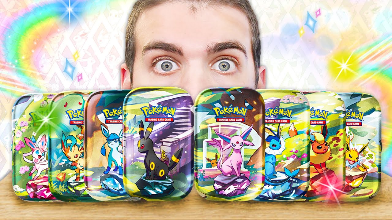 APRO 8 NUOVE MINI TIN POKEMON EVOLUZIONI PRISMATICHE! - Pokemon TCG Mini Tin