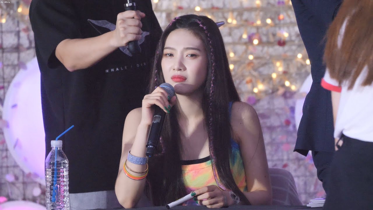 190630 레드벨벳 (Red Velvet) 갑작스런 폭우에 팬들이 걱정되는 [조이] JOY 4K 직캠 Fancam (에버랜드 팬사인회) by Mera