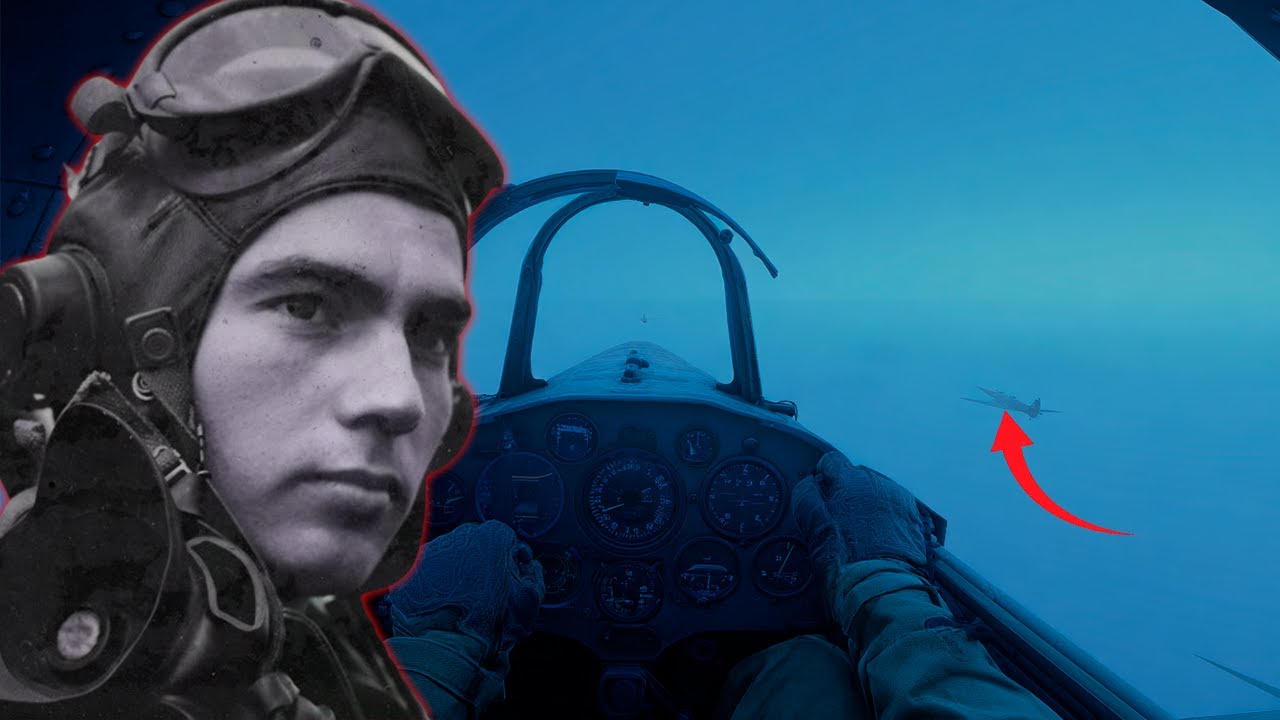 German Pilots Couldn't See P-51 at 300 Yards — 90 Seconds Later, 6 Messerschmitts Dead