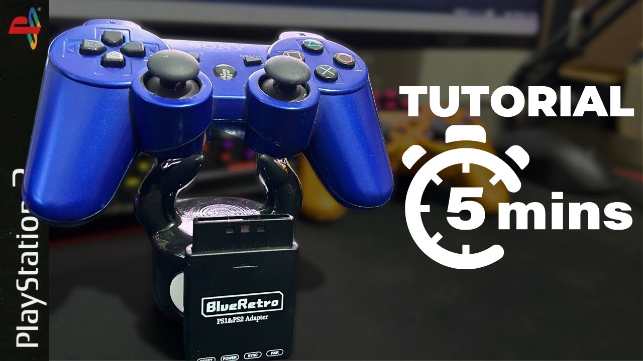 🎮✅COMO CONECTAR O CONTROLE DO PS3 NO BLUERETRO EM 5 MINUTOS