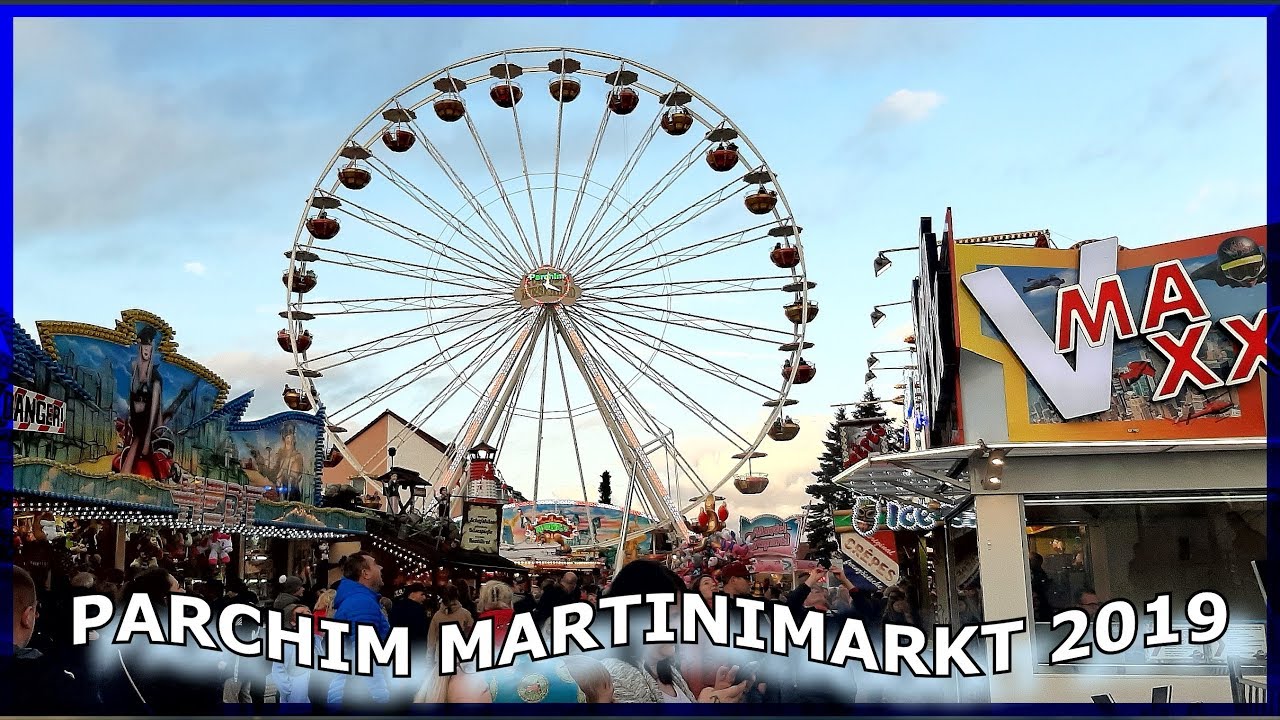 PARCHIM MARTINIMARKT 2019 KIRMES RUNDGANG KERMIS FUNFAIR KIRMES TESTER 2019