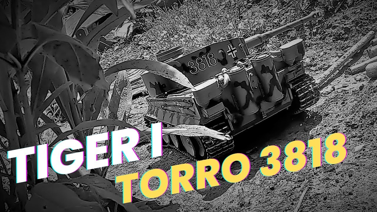 Tiger 1 Torro I Rauch I Metall I 1:16 RC Tank I unveröffentlichte Aufnahmen I Schwarz-Weiß