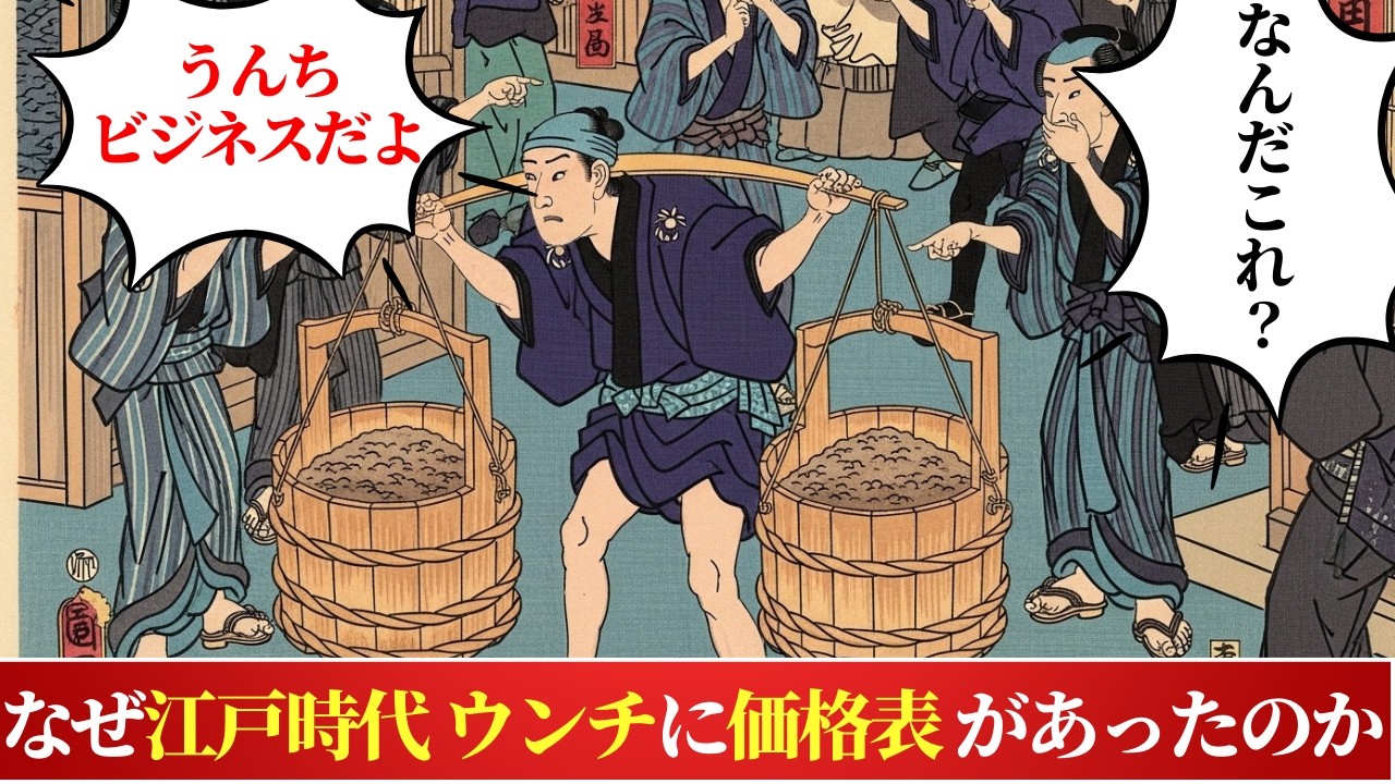 江戸時代、ウンチに「ランク」があった？金より高い便所の秘密【江戸夜話】