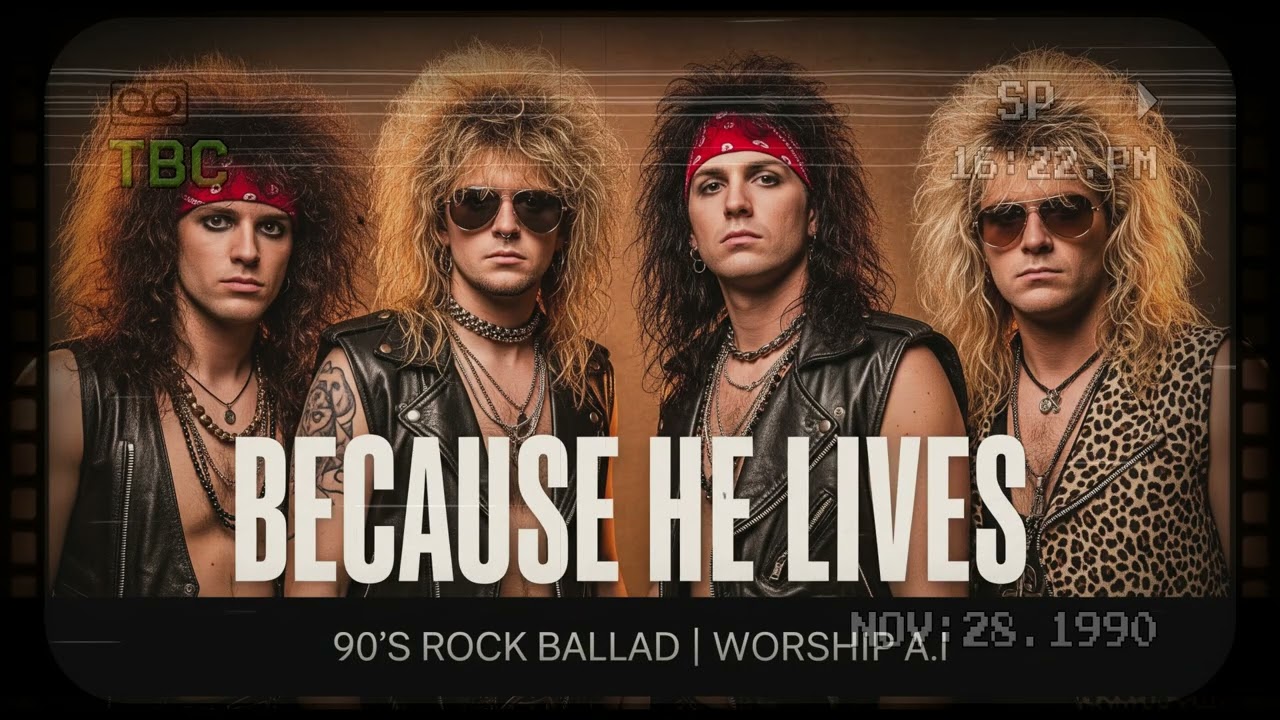Because He Lives - 90’s Rock Ballad (Worship AI)