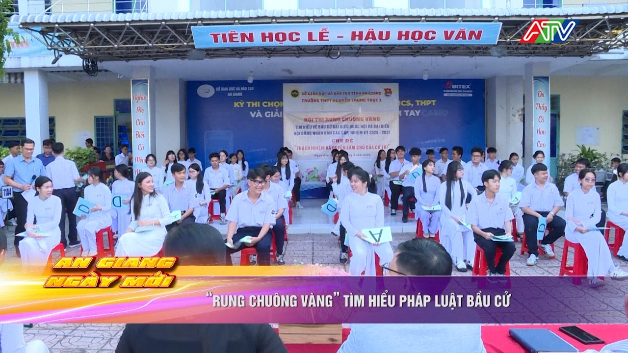 “Rung chuông vàng” tìm hiểu pháp luật bầu cử | Truyền hình An Giang 2