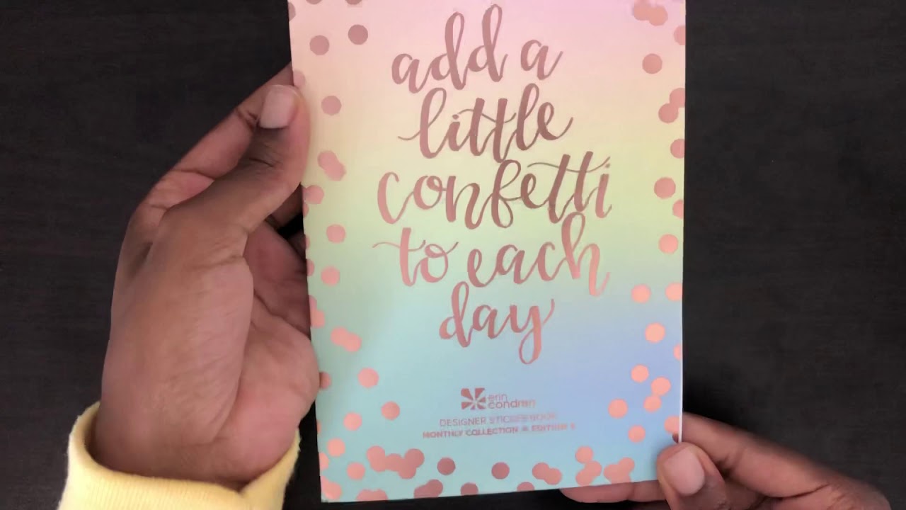 NEW 2020 Erin Condren Monthly Sticker Book Edition 5!!!