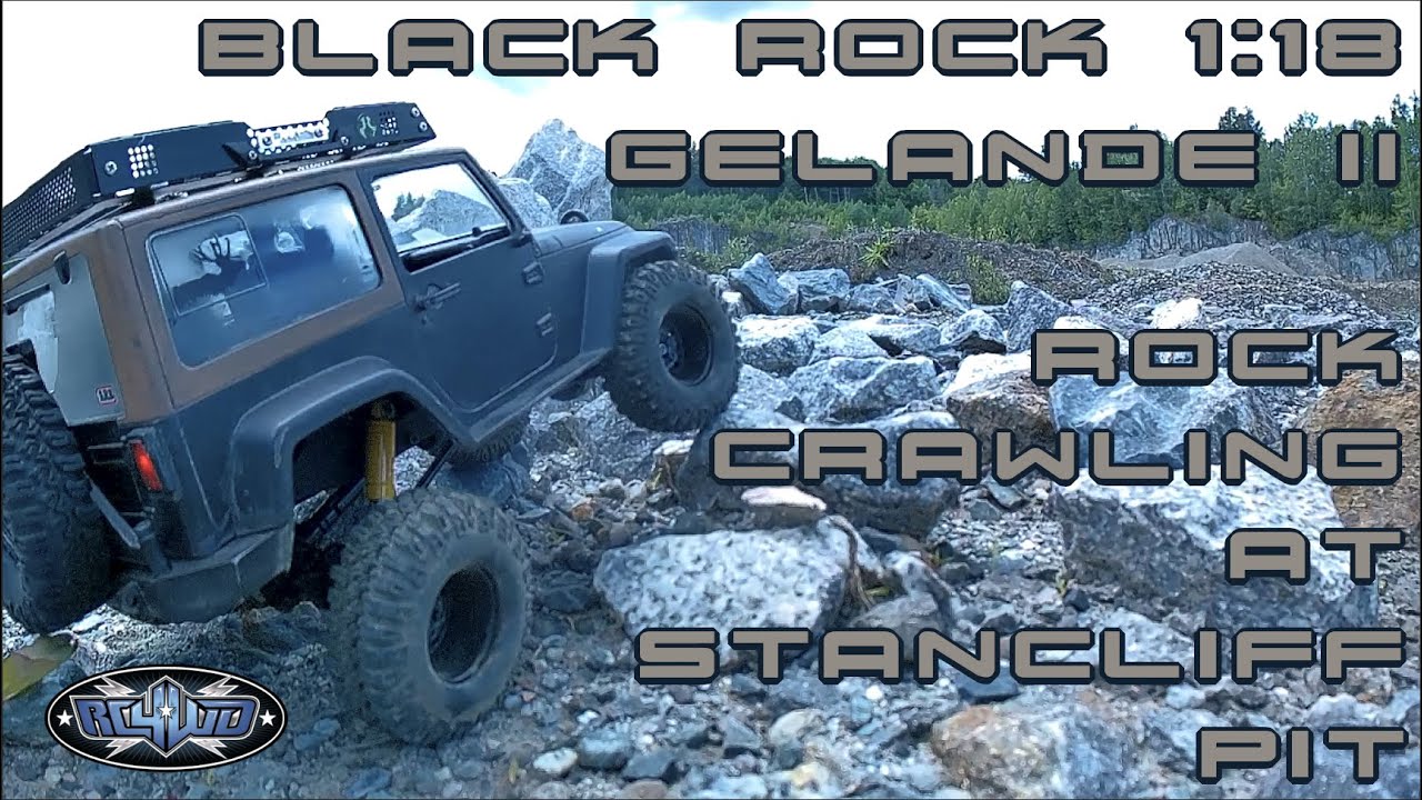 RC4WD Gelande II 1:18 - Rock Crawling at Stancliff Pit - Pt 1