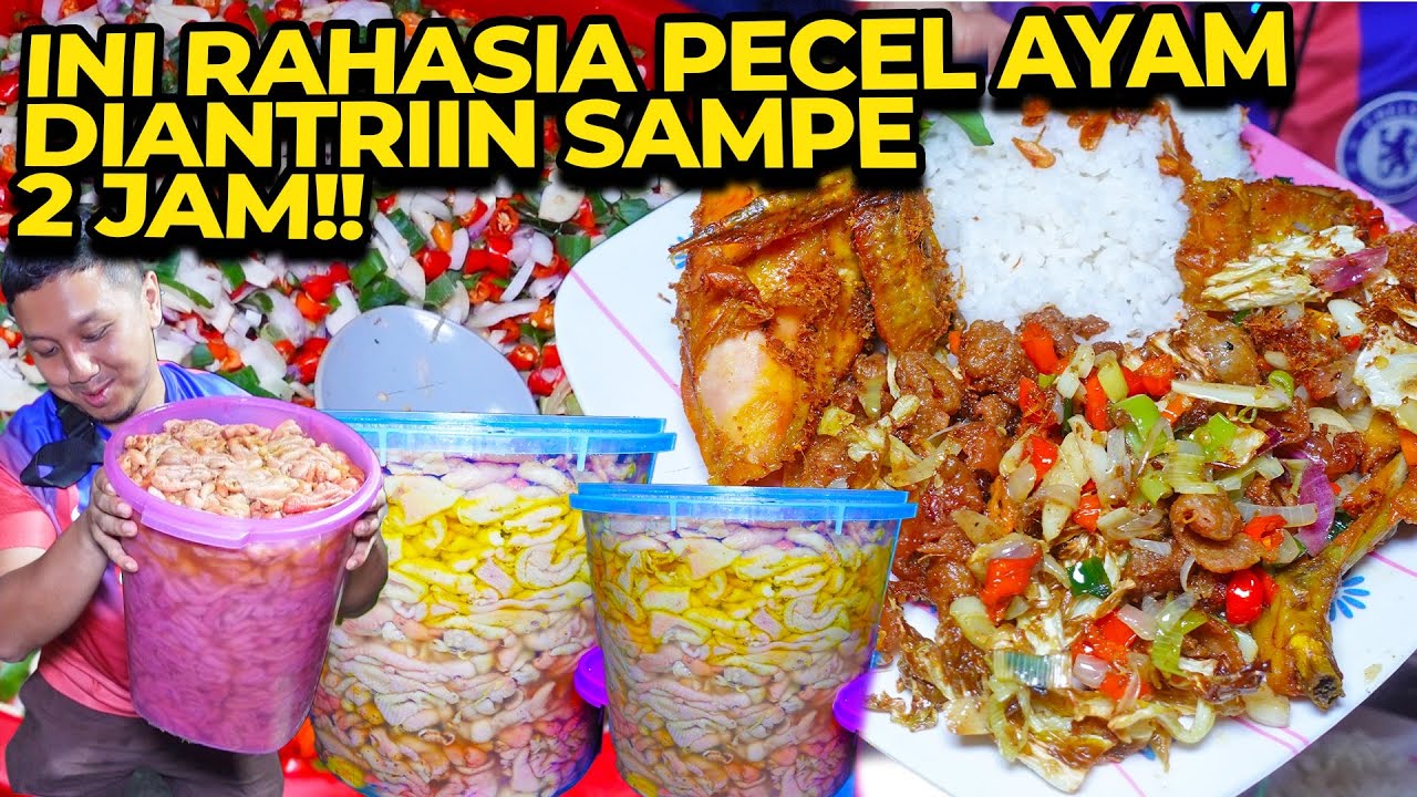 CUMA KARENA KULIT PECEL AYAM INI DIANTRIIN SEPANJANG TROTOAR