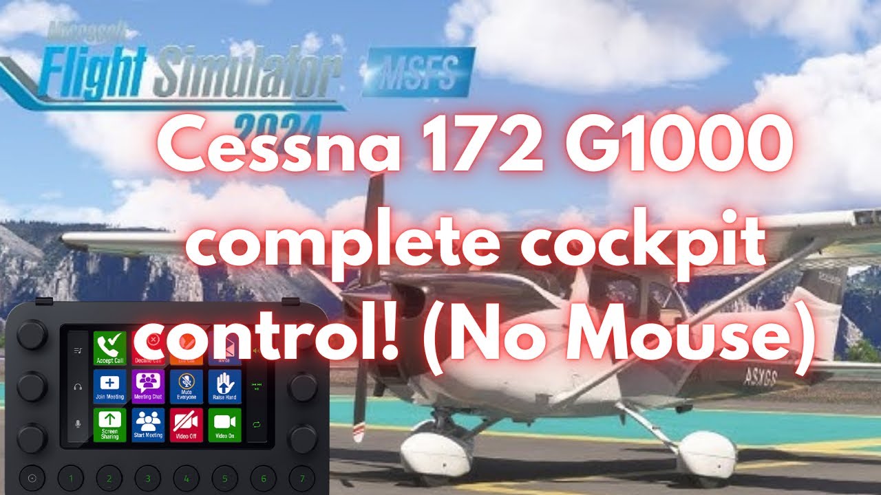 RAZER STREAM CONTROLLER + CESSNA 172 COMPLETE COCKPIT CONTROL | MSFS 2024