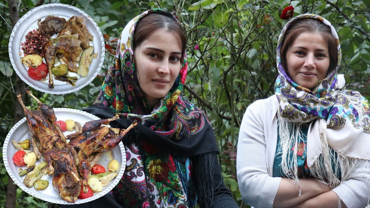 Village Delicious Rural Lavangi Рецепт ♧ Курица, фаршированная гранатом и грецкими орехами