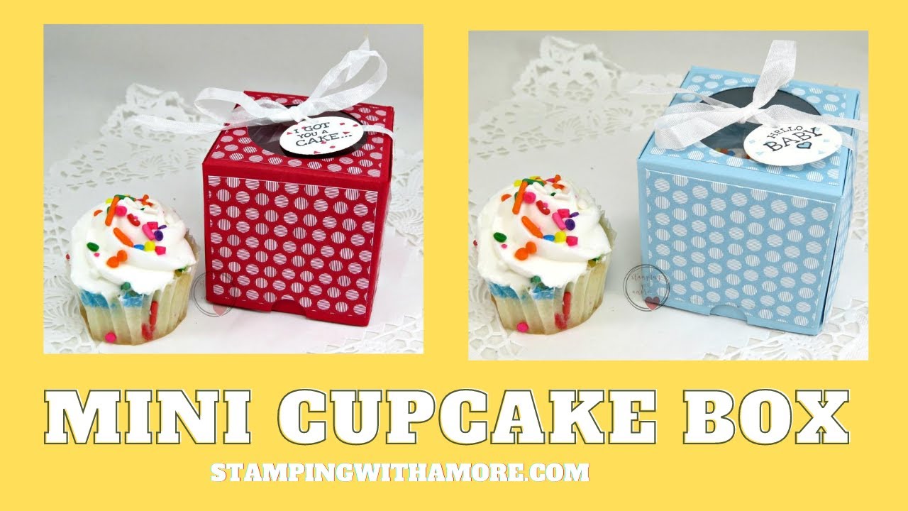 A Mini Cupcake Box Tutorial