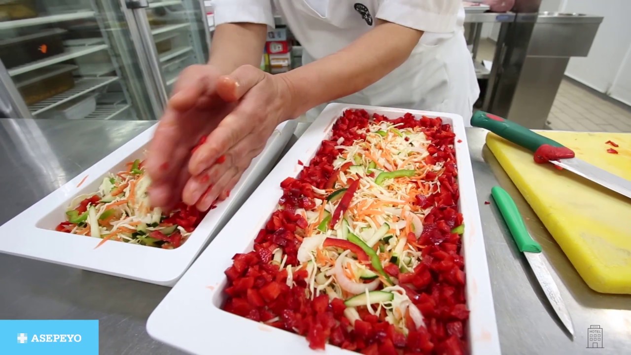 Guía de sensibilización en PRL para personal de hoteles. Personal de cocina (español)