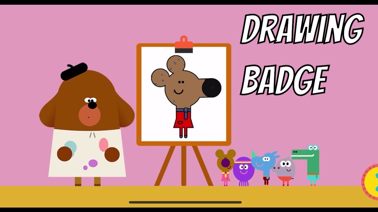Hey Duggee - Drawing Badge - Cbeebies Games