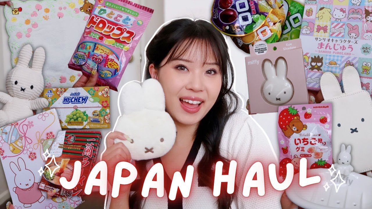 JAPAN HAUL PART 2: all things cute ♡ miffy, sanrio, stationary + snacks!