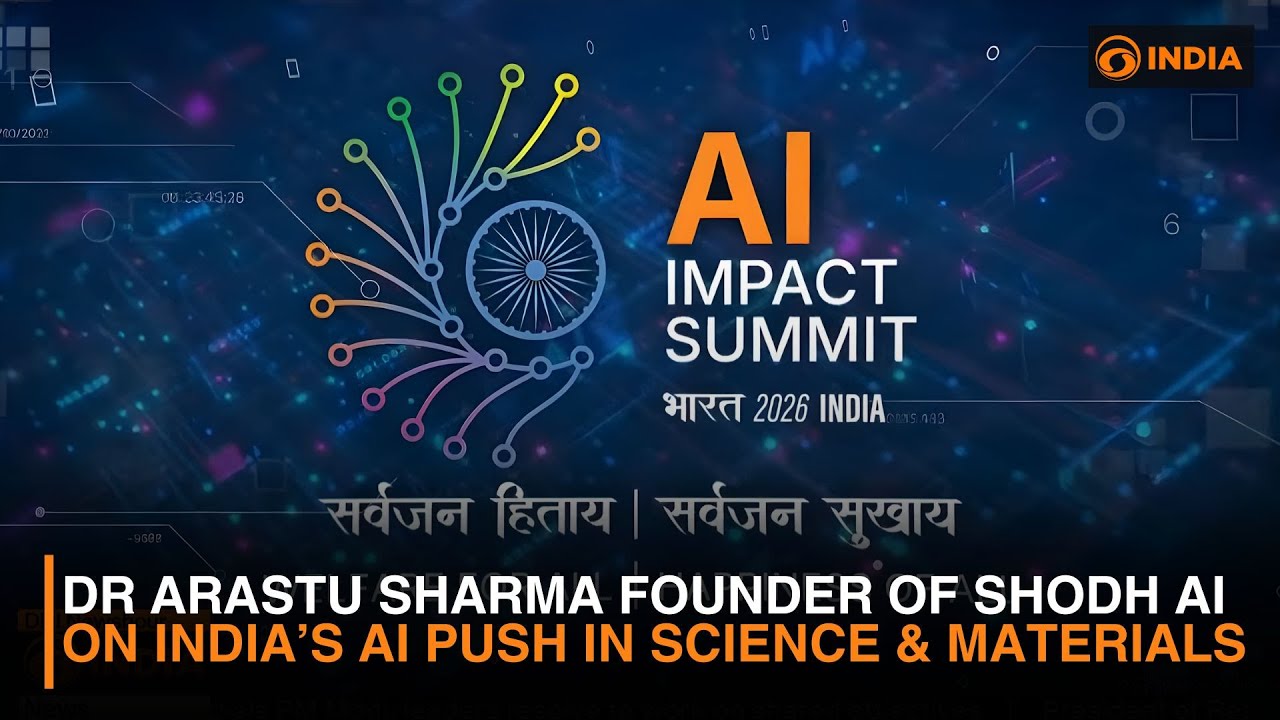 Dr Arastu Sharma founder of Shodh AI on India’s AI push in Science & Materials