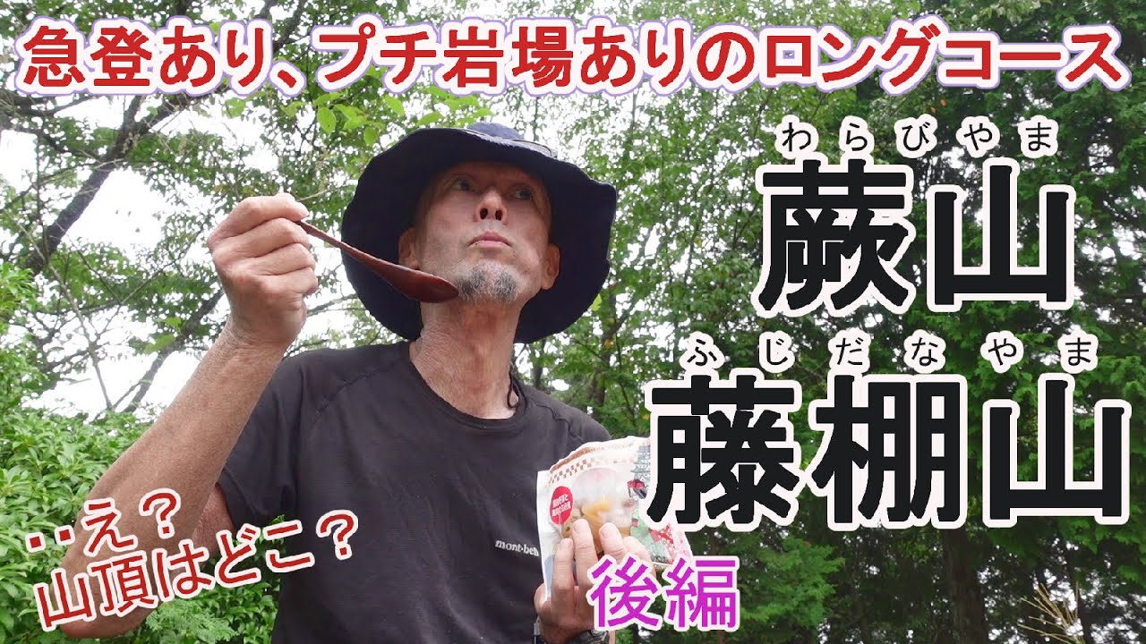 急登あり、プチ岩場ありのロングコース！～蕨山、藤棚山～後編