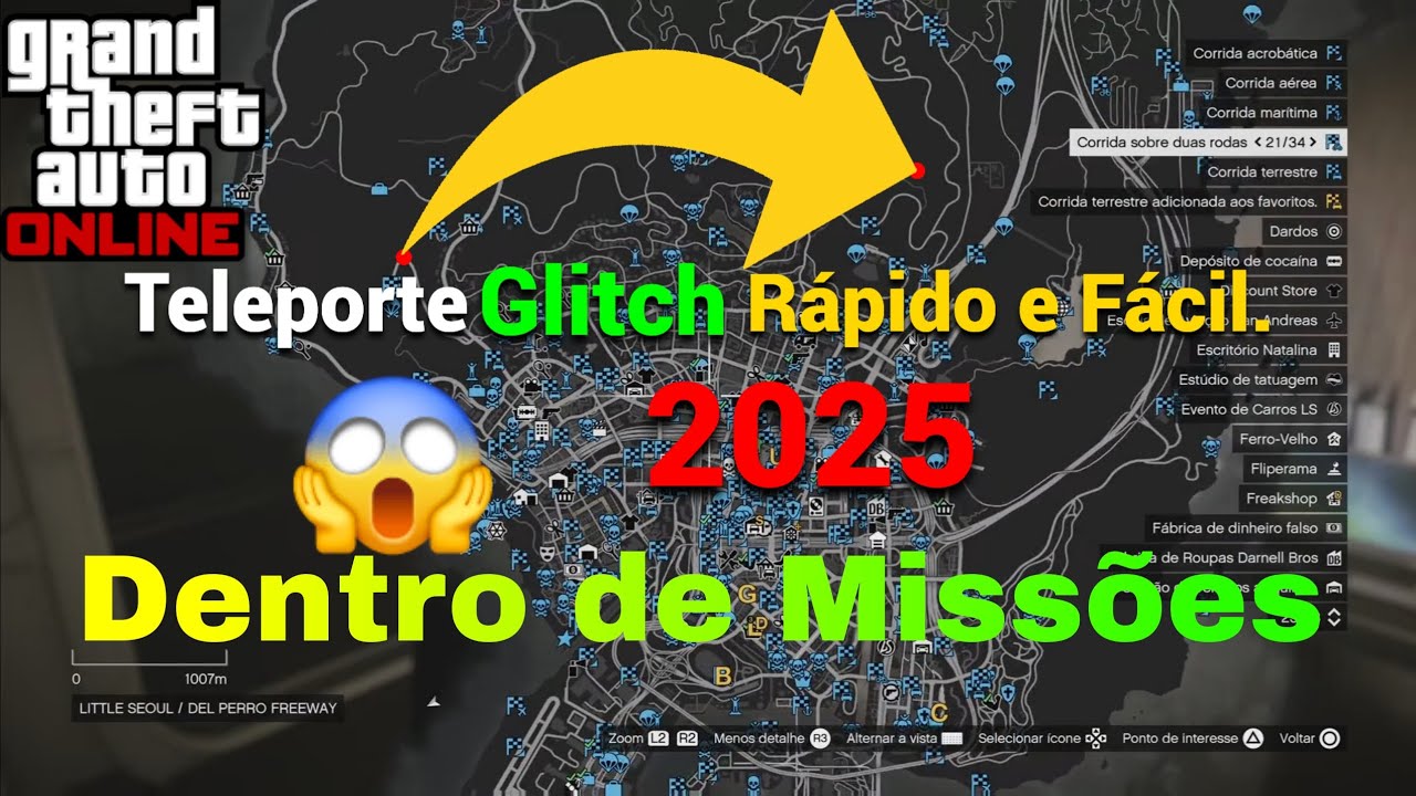 COMO FAZER TELEPORTE DENTRO DE MISSÕES NO GTA 5 ONLINE! (MÉTODO FÁCIL)