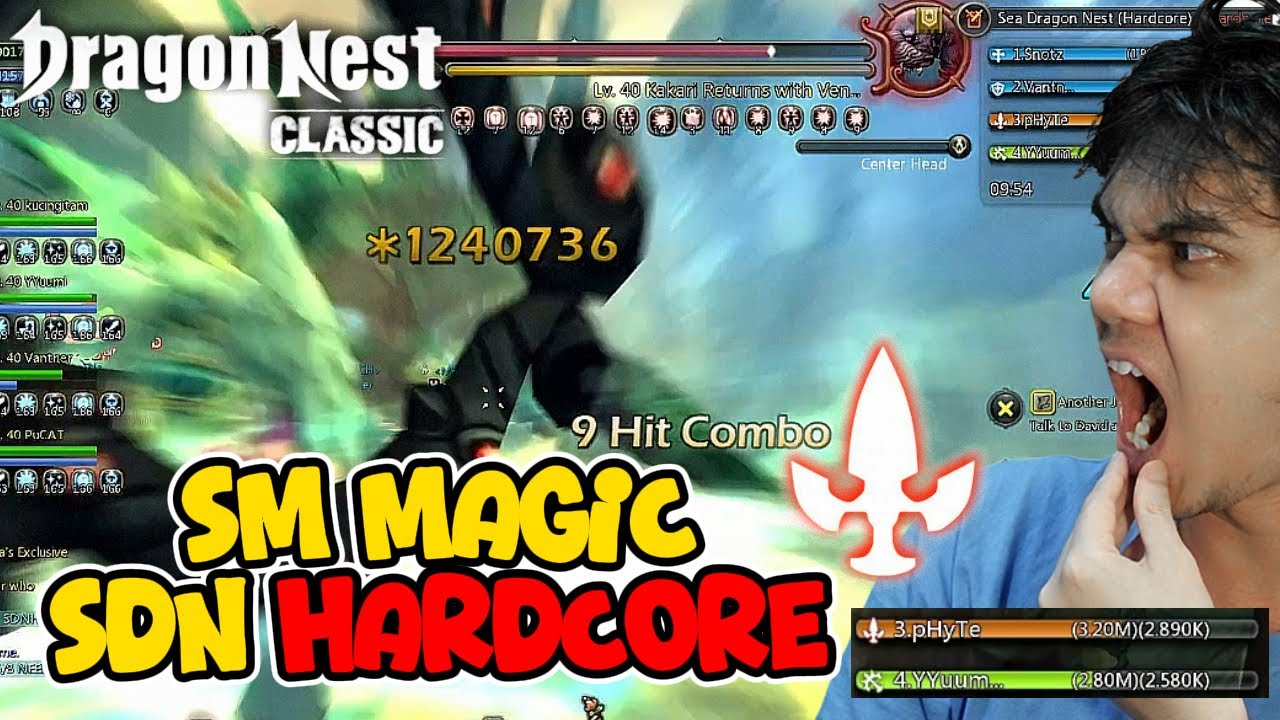 SEA DRAGON NEST (HARDCORE) POV SWORD MASTER MAGIC - DRAGON NEST CLASSIC