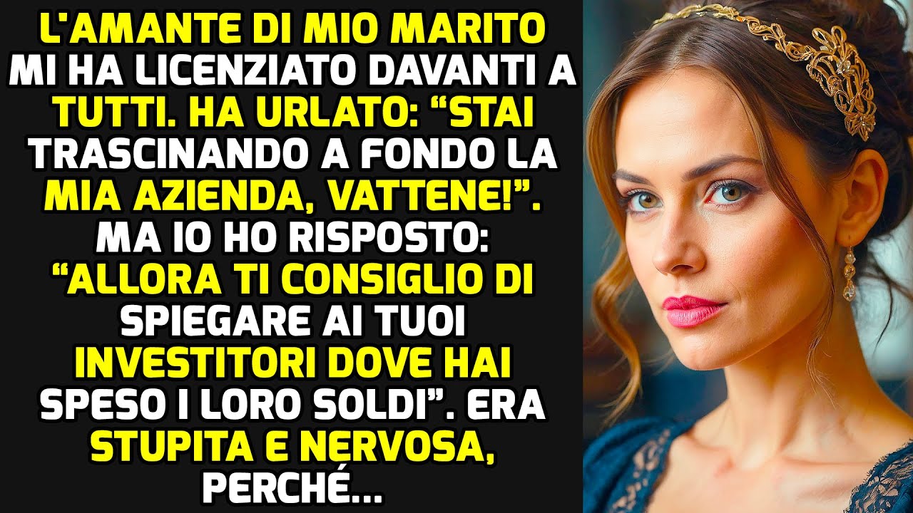 L'amante Di Mio Marito Mi Ha Licenziato Davanti A Tutti. Ma L'ho Fatta Pentire E... STORIE DI VITA