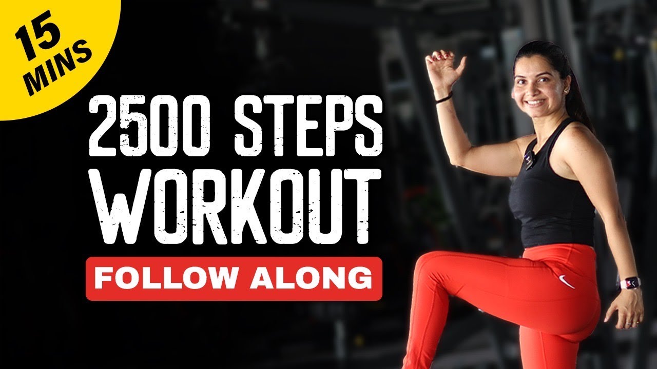 2500 STEPS in 9 Mins | Follow Along Workout | MyHealthBuddy