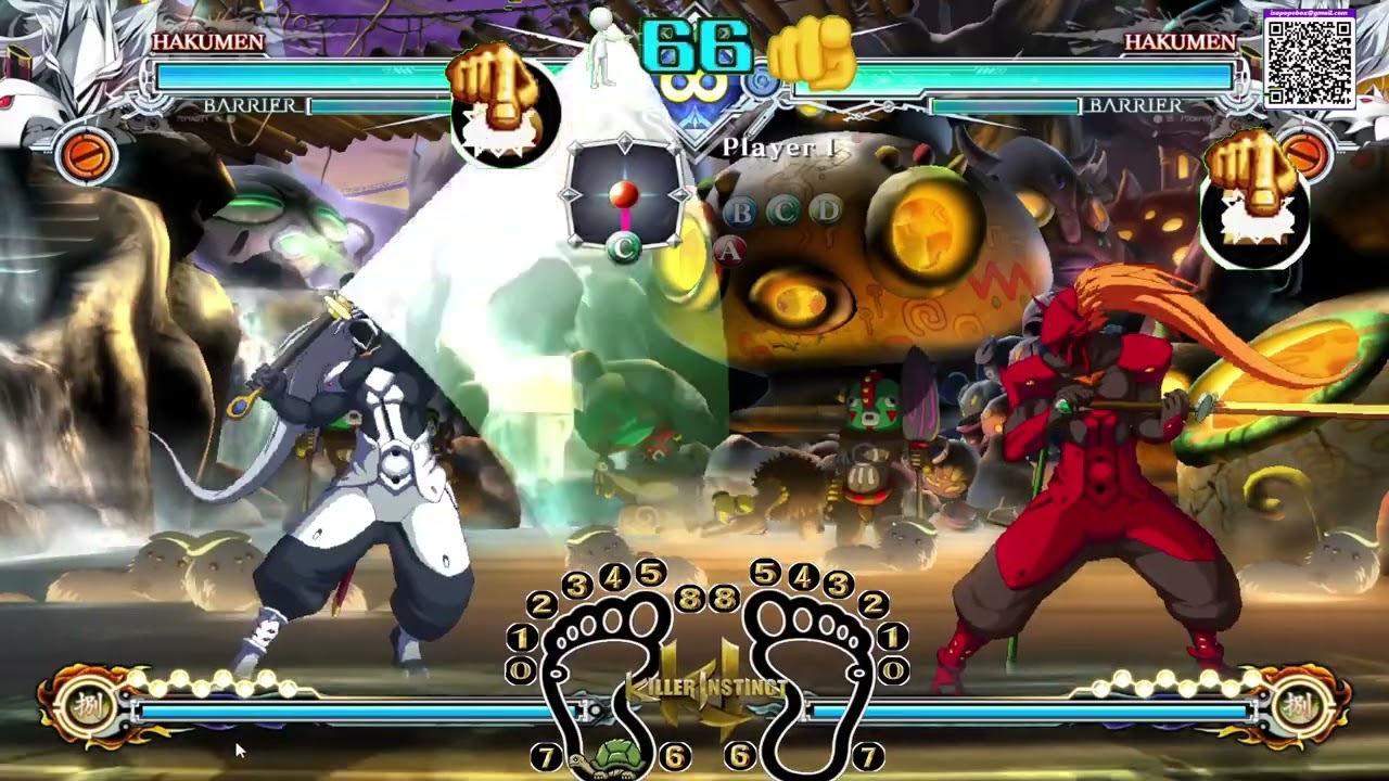 Aprende a jugar cualquier juego con los pies Hakumen