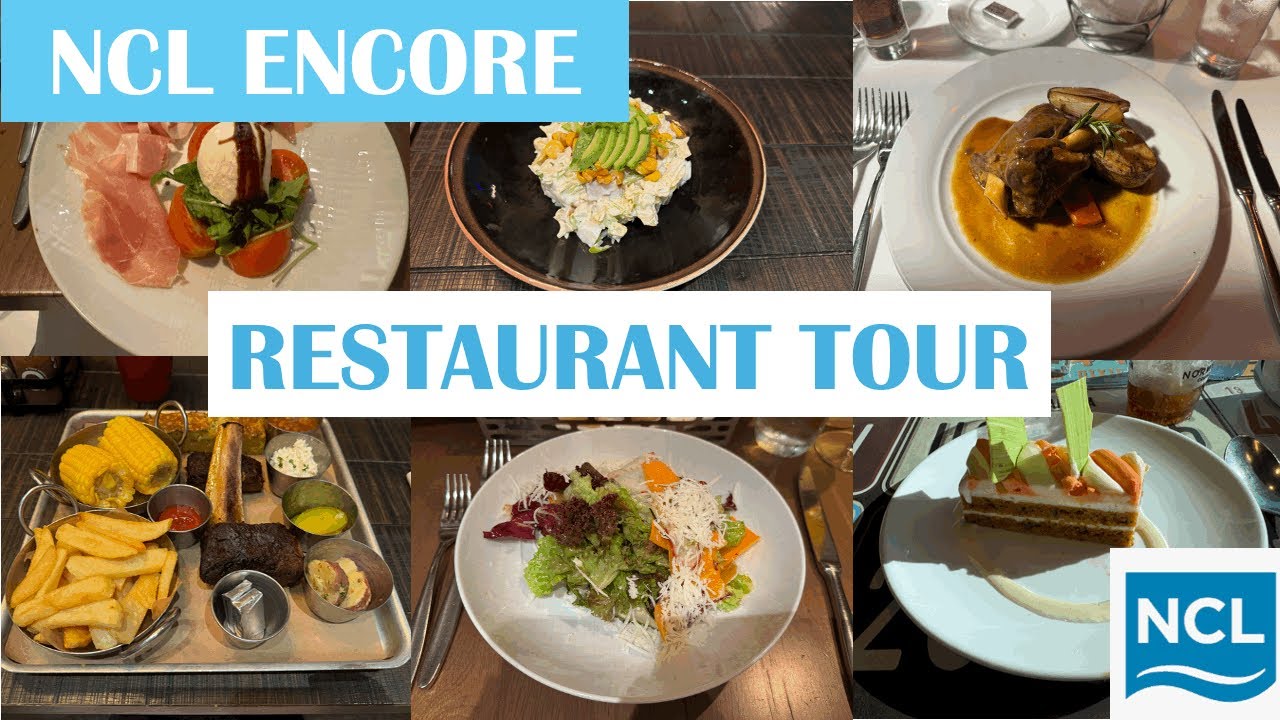 Norwegian Encore | Restaurant Tour | November 2024