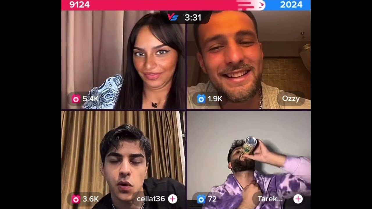 Basmala is live with Ozzy, Cellat and Tarek / #basmala #teamozzy #ozzy #tiktoklivevideo #foryou