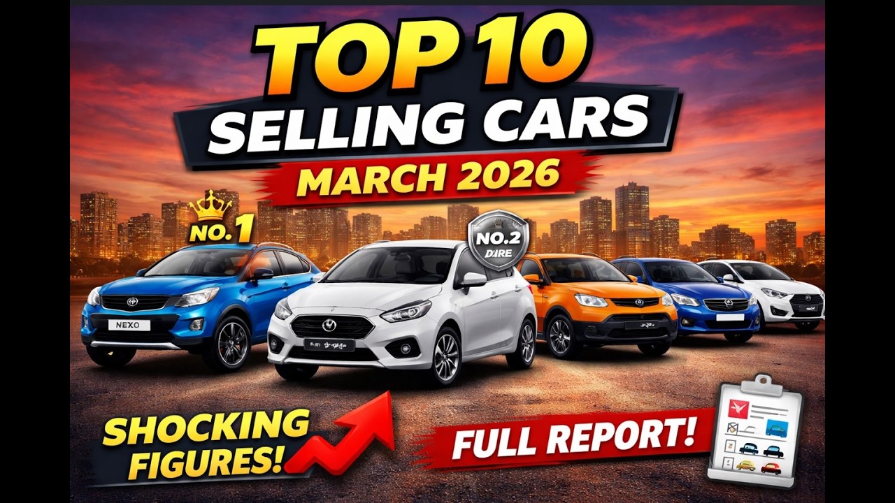 March 2026 Car Sales SHOCK 😳 Nexon vs Dzire &ndash; Top 10 Revealed!