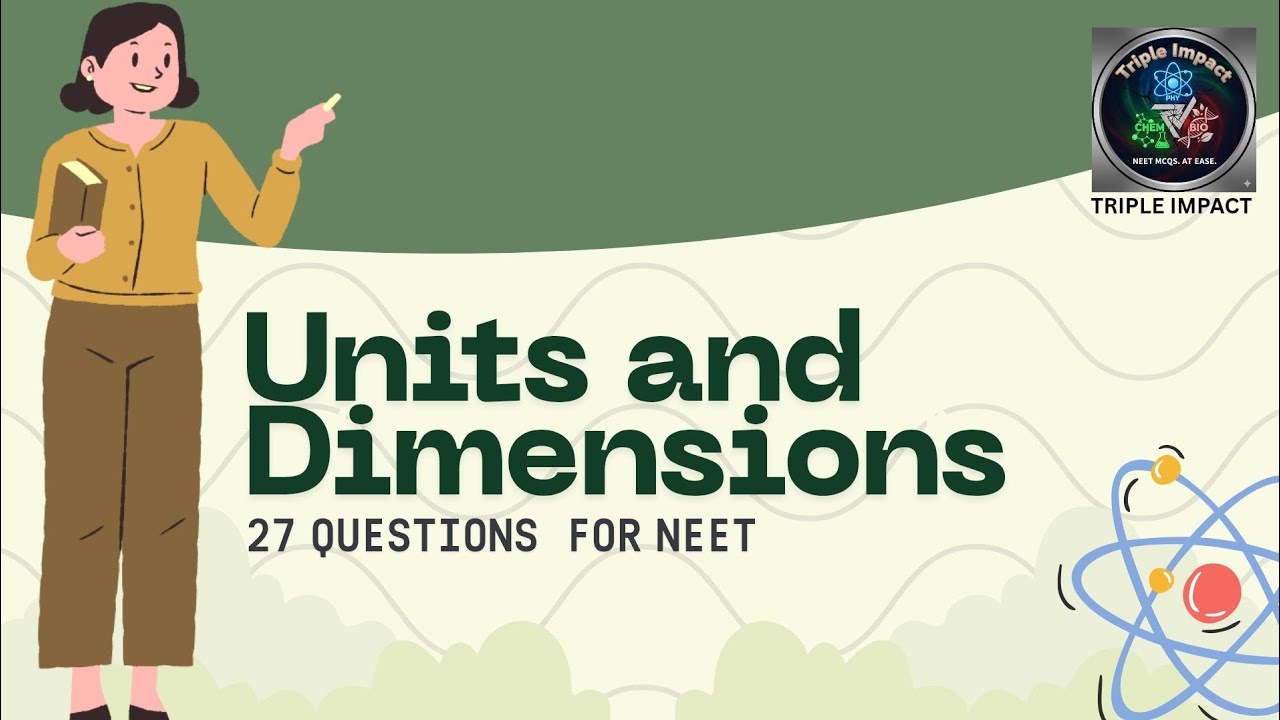 Units & Dimensions in 27 Questions | NEET Physics Booster| Quick recap | NEET 2026 PREPARATION