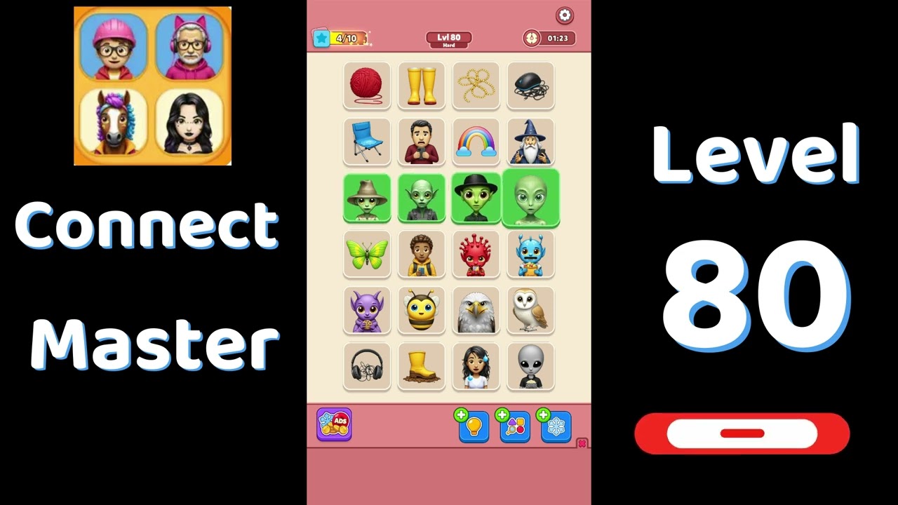 Connect Master Level 80 Walkthrough 🧩 | Match Puzzle | Puzzle Solutions & Tips | Go Answer