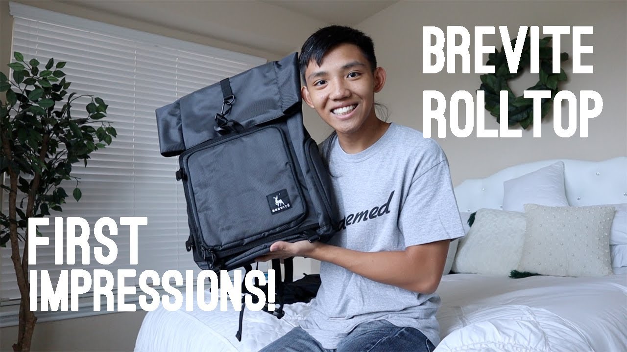 Brevitē Rolltop Camera Bag First Impressions and Unboxing