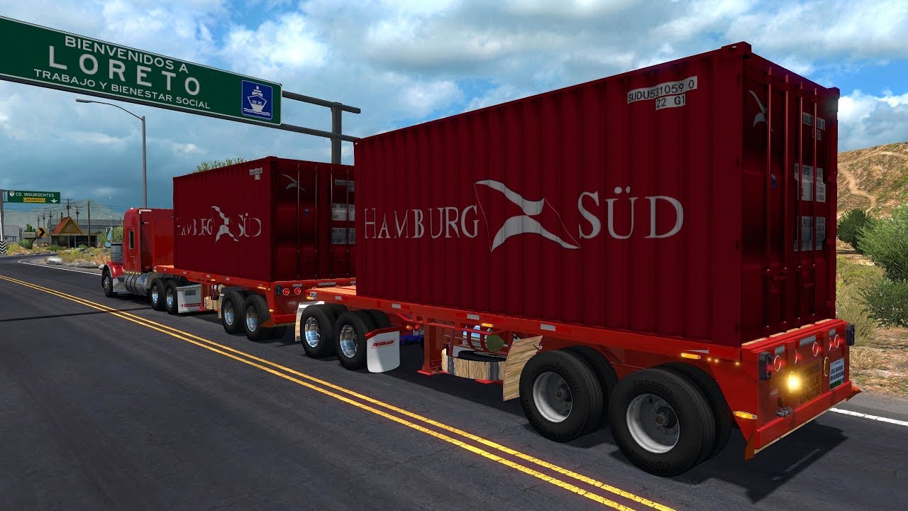Kenworth T800 | Full de Planas Ferbus con Contenedores | Baja California Sur