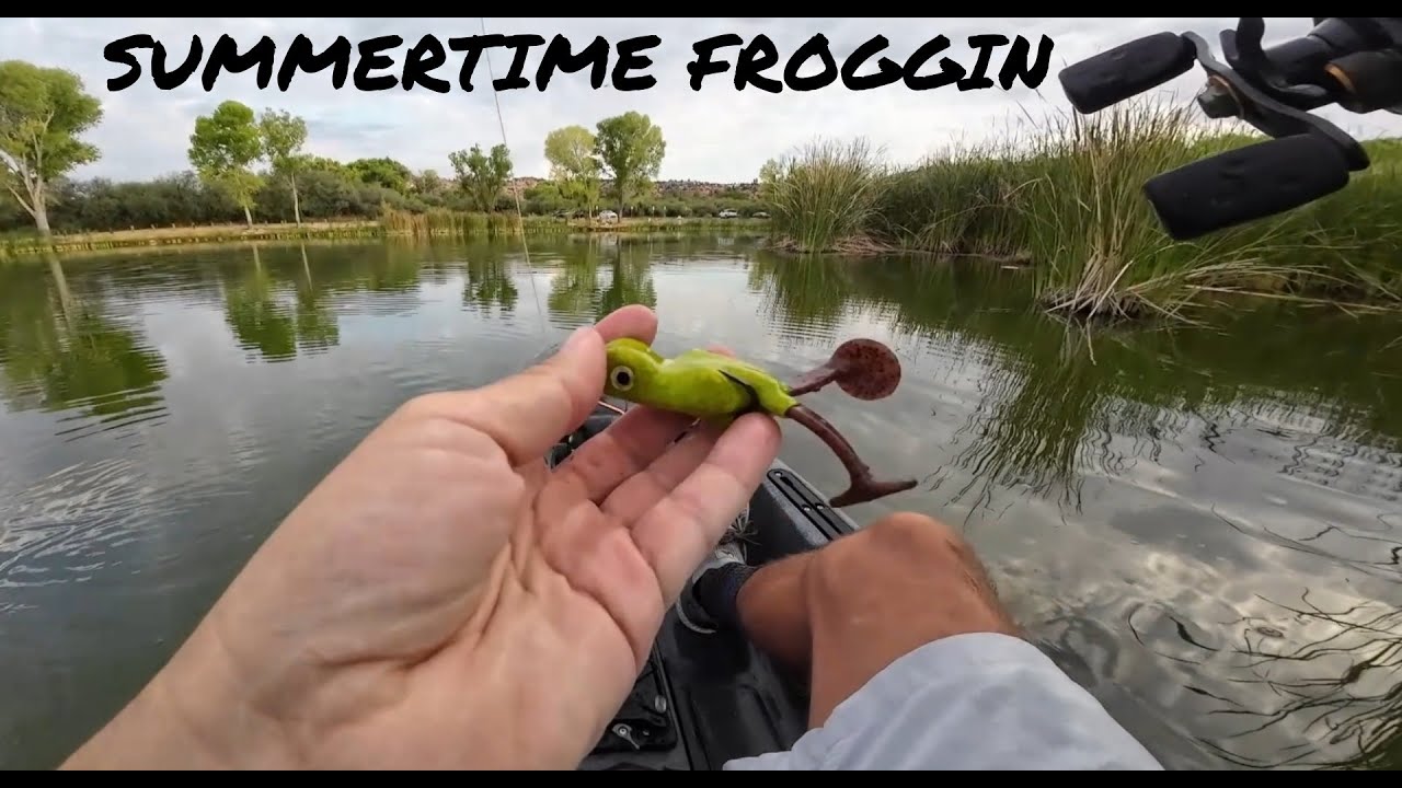 Bass get AGGRESSIVE when this frog is around!