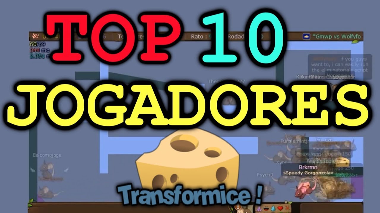 TOP 10 JOGADORES DO TRANSFORMICE