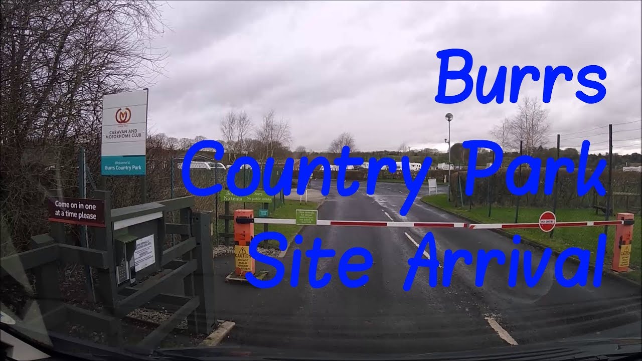 Lancashire - Burrs Country Park CAMC Site Arrival