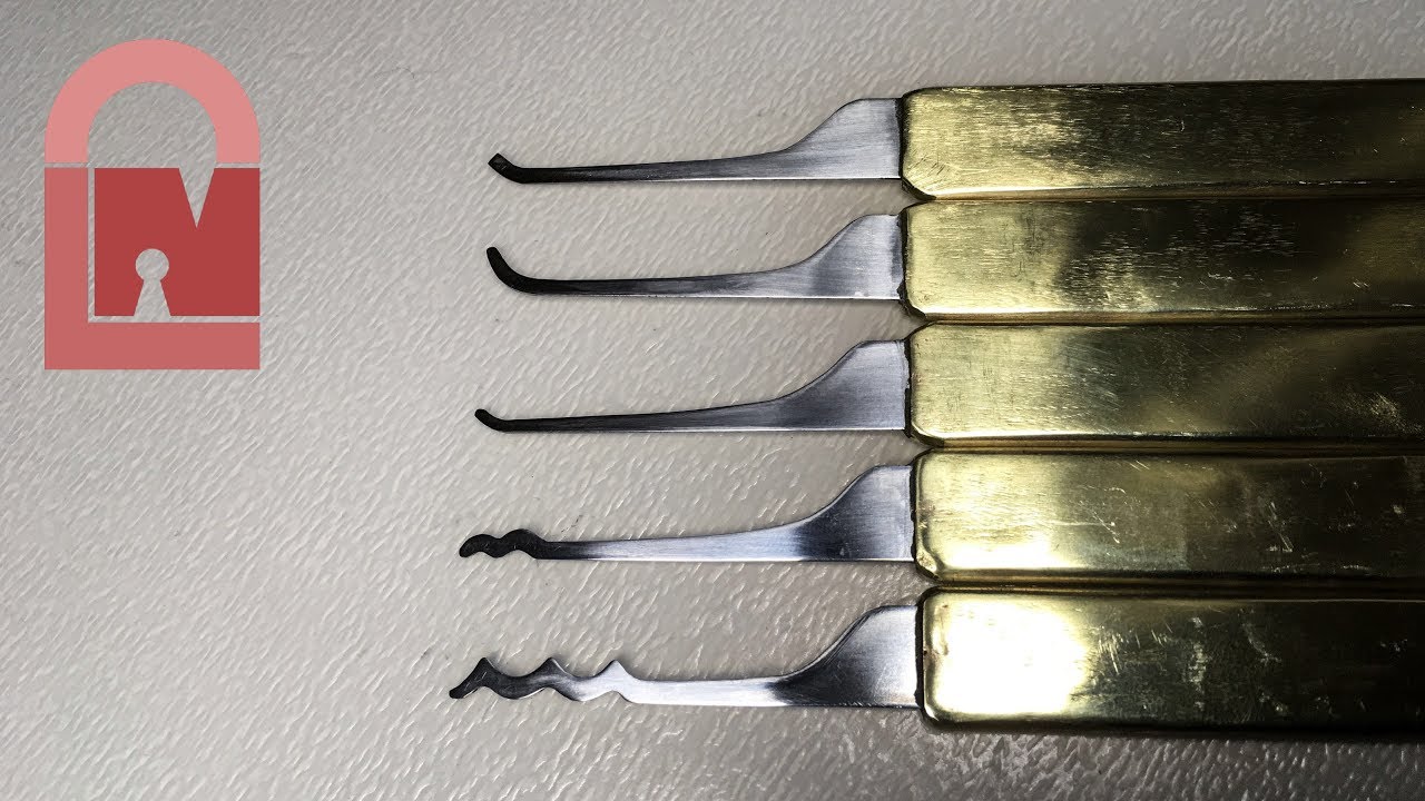 (266) My First Homemade Custom Picks - The Padlock 5