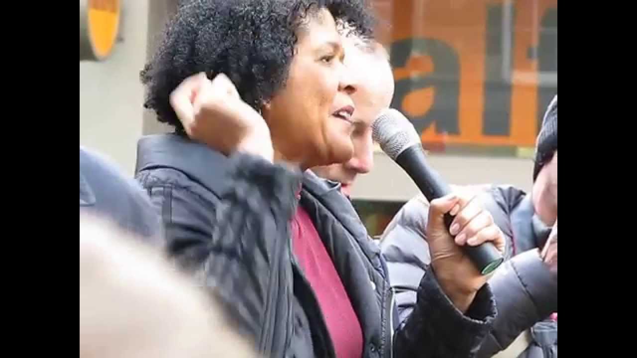 Newcastle MP Chi Onwurah speaking at 