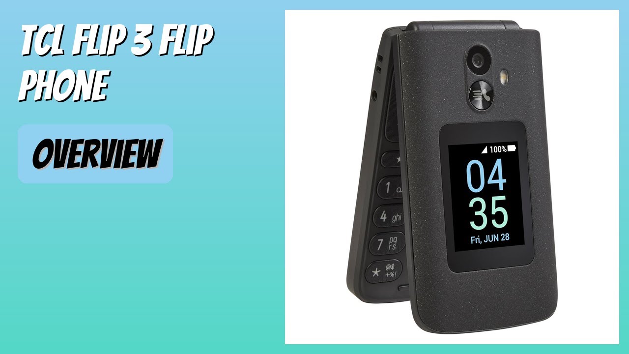 REVIEW (2026): TCL Flip 3 Flip Phone. Features