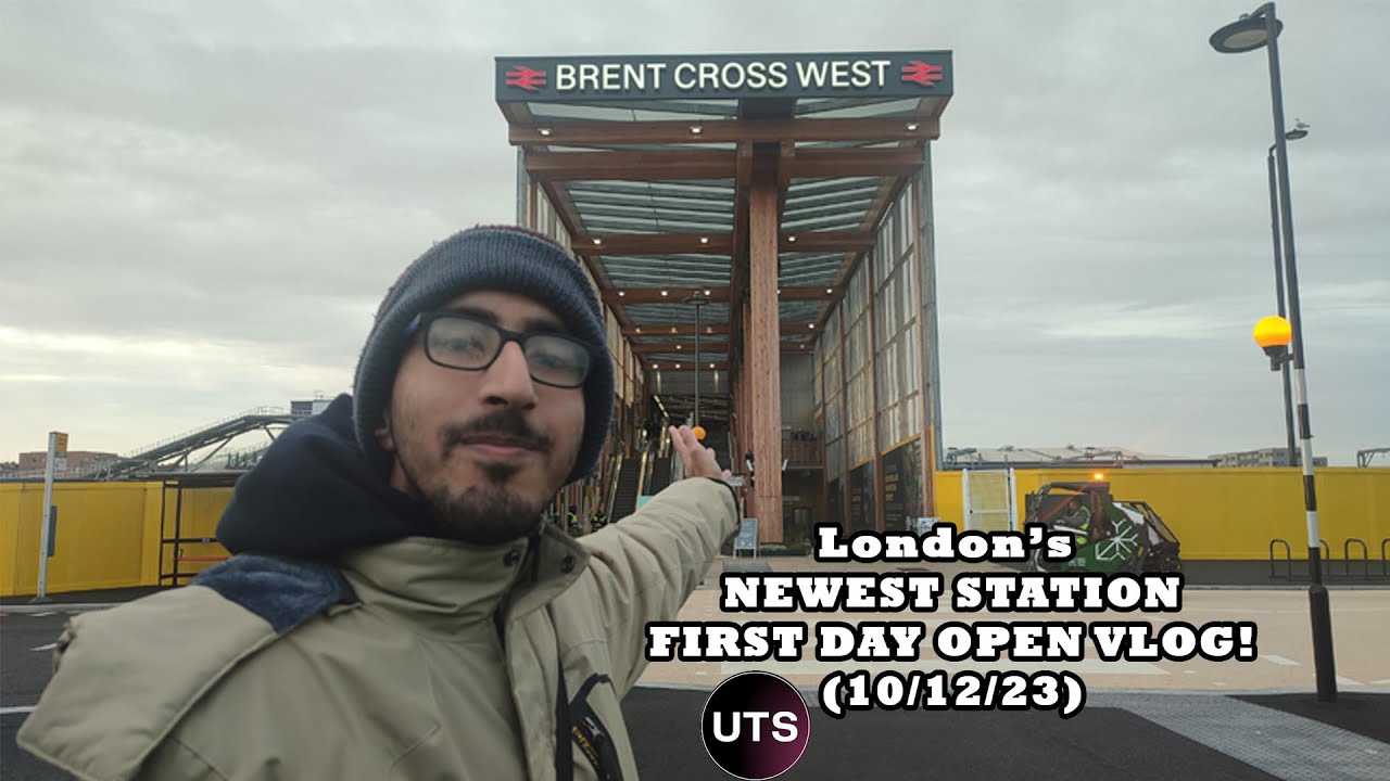 FIRST VLOG - LONDON'S NEWEST STATION FIRST DAY OPEN F.T. @MikeWillSee! (10/12/23)