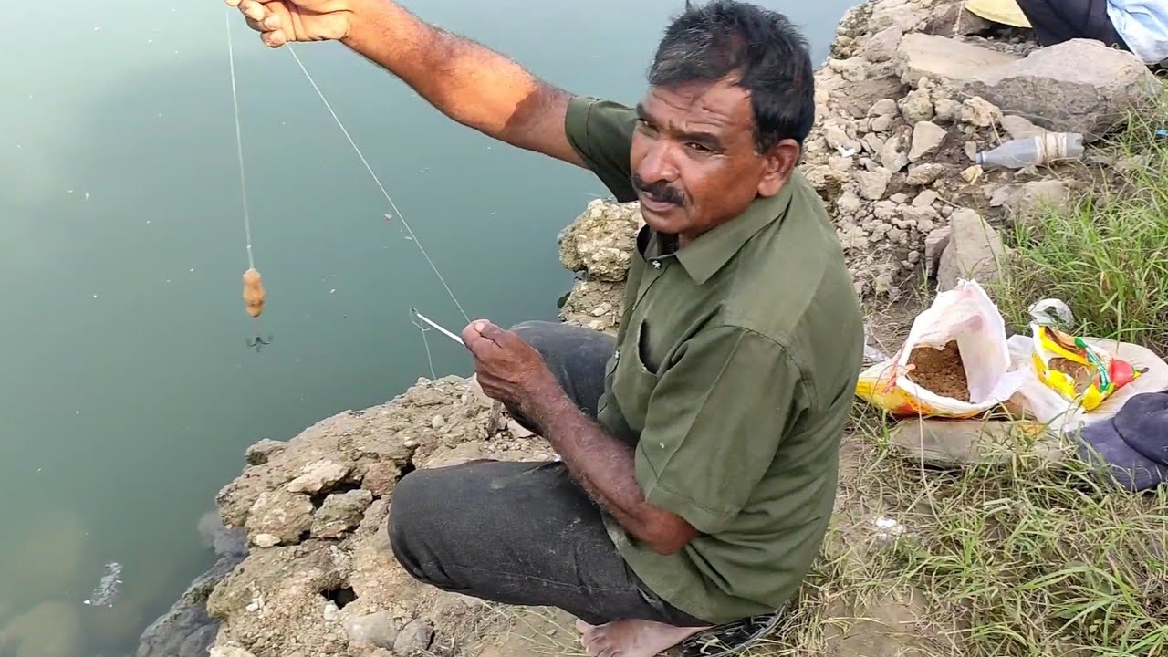 fishing videos | hyd singh shikar tric | rohu fishes catching