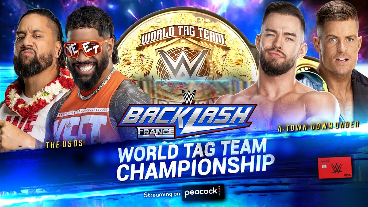 WWE2K25 | The Usos vs. A-Town Down Under | World Tag Team Championships Match