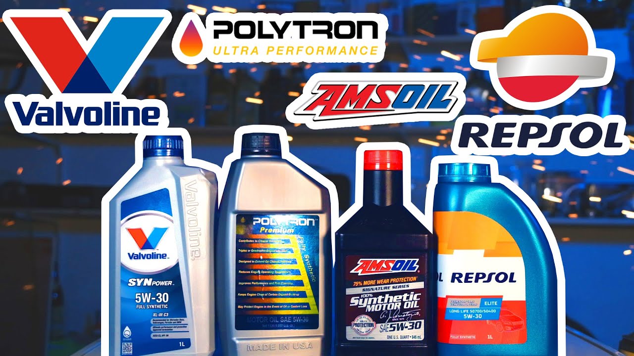 Amsoil vs Valvoline vs Repsol vs Polytron - Oil comparison review