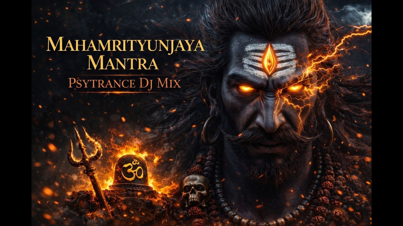 Mahamrityunjaya Mantra Cosmic Trance | Psytrance Edit (Death Conquering Mix) | Powerful Shiva Mantra