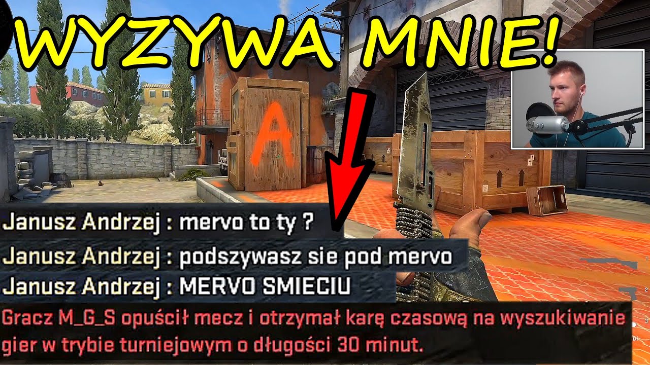 Polak OBRAŻA MNIE w CS:GO! | Mervo