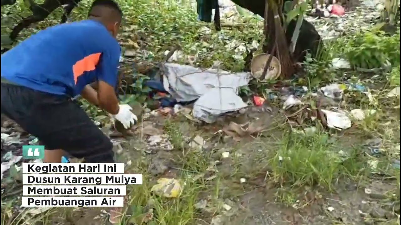 Membuat Saluran Pembuangan Air