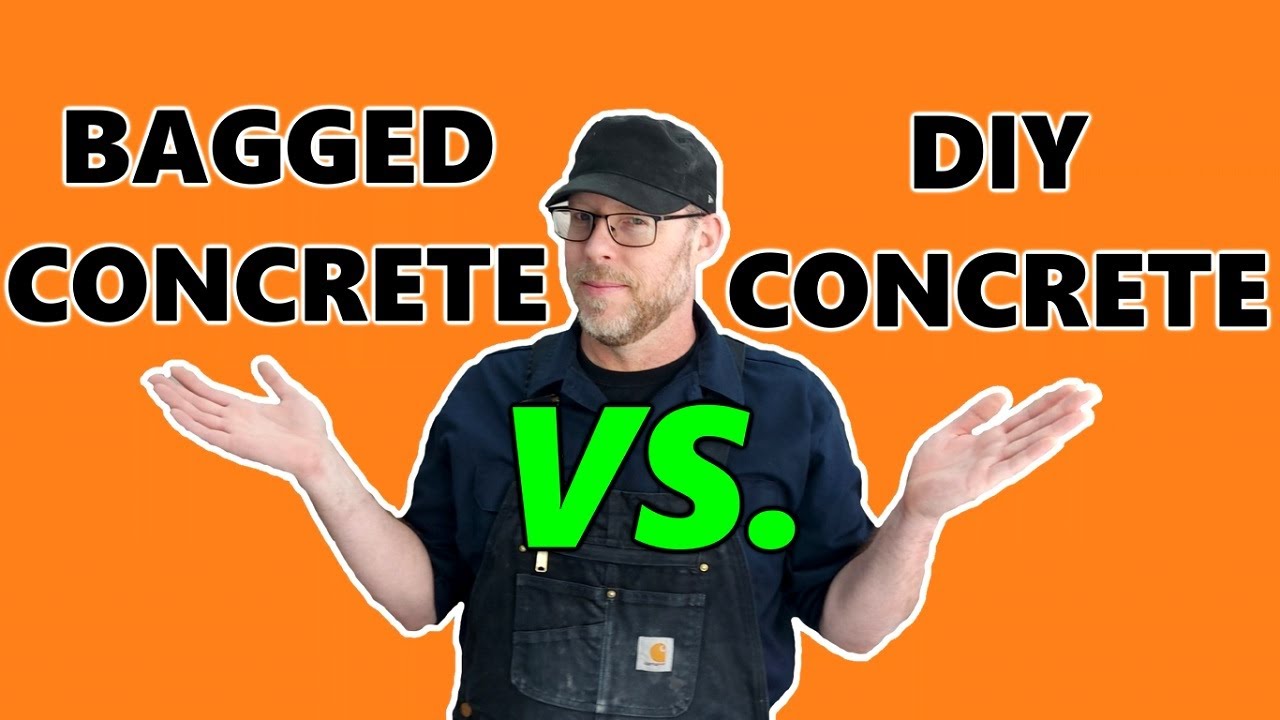 Bagged Concrete VS. Mixing Your Own